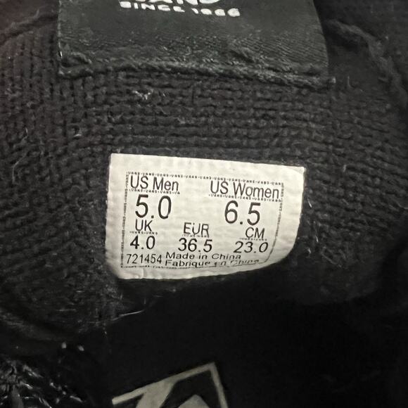 Vans Sneakers Off The Wall 721454 Sk8 Hi High Top Black Shoes Men 5 Women 6.5 - Picture 7 of 13